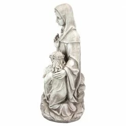 Design Toscano 23.5 in. H St. Anne with the Young Mary Mother of Jesus Statue -Design Toscano Sales Store design toscano garden statues ly714059 fa 1000 1