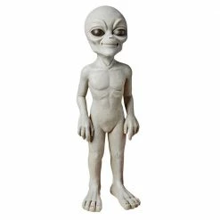 Design Toscano 14 in. H The Out of this World Alien Extra Terrestrial Small Statue -Design Toscano Sales Store design toscano garden statues ly815032 c3 1000 1