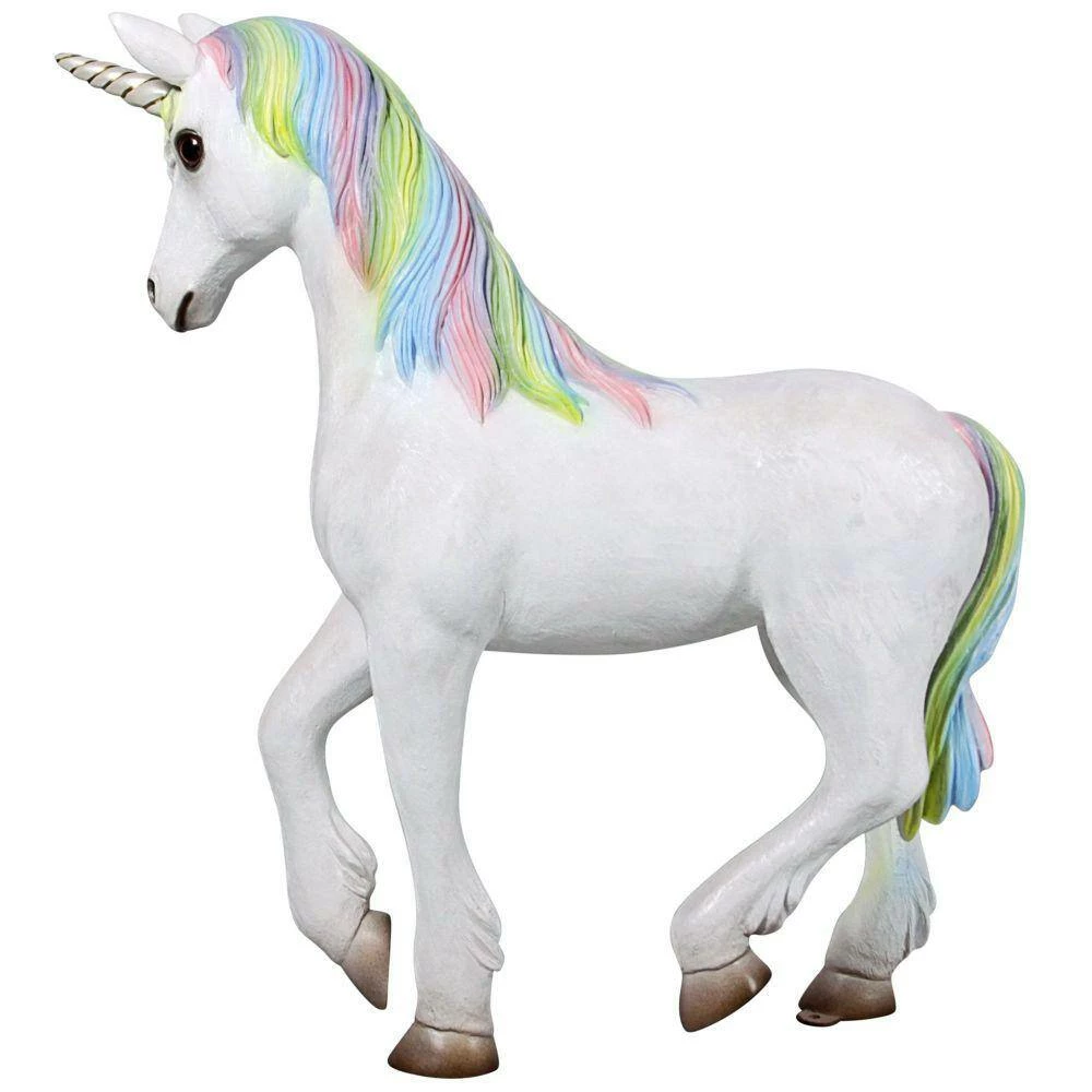 Design Toscano 36 in. H Shimmer The Mystical Magical Standing Unicorn Garden Statue 9 Design Toscano 36 in. H Shimmer The Mystical Magical Standing Unicorn Garden Statue - Image 7