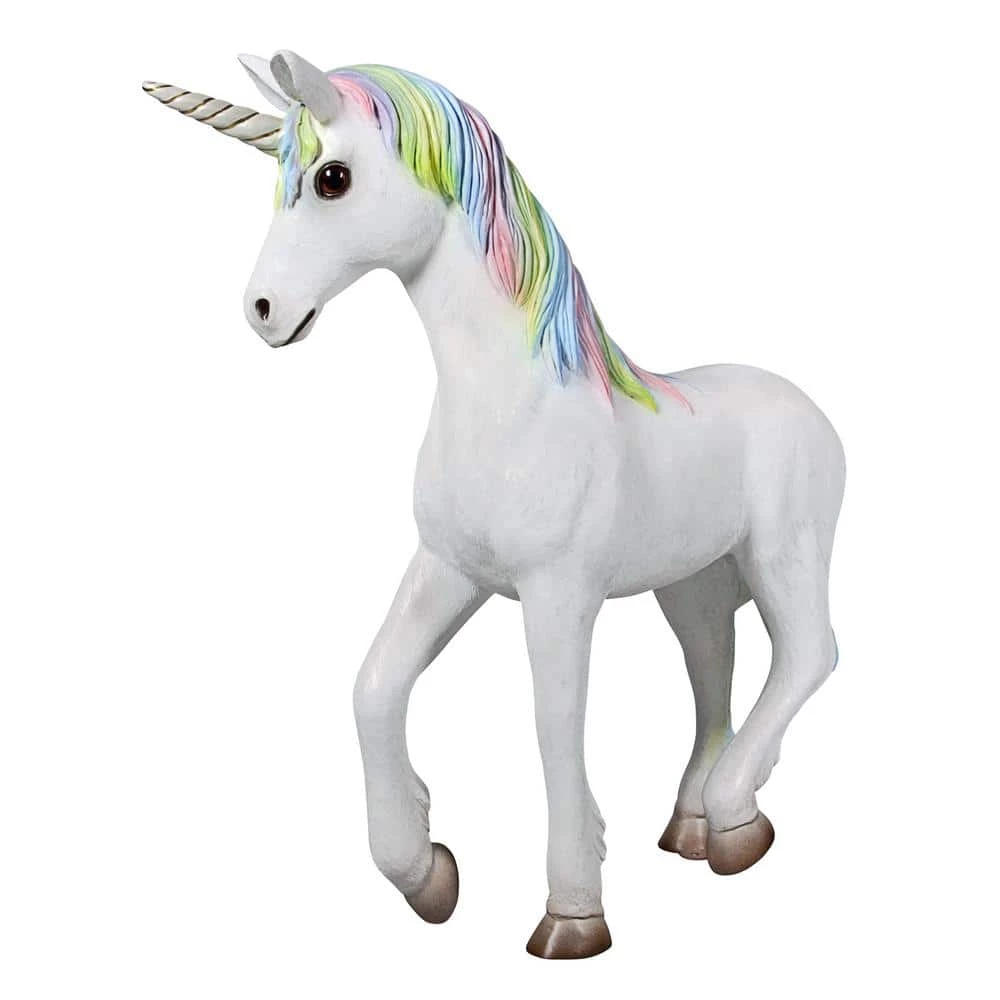 Design Toscano 36 in. H Shimmer The Mystical Magical Standing Unicorn Garden Statue 8 Design Toscano 36 in. H Shimmer The Mystical Magical Standing Unicorn Garden Statue - Image 6