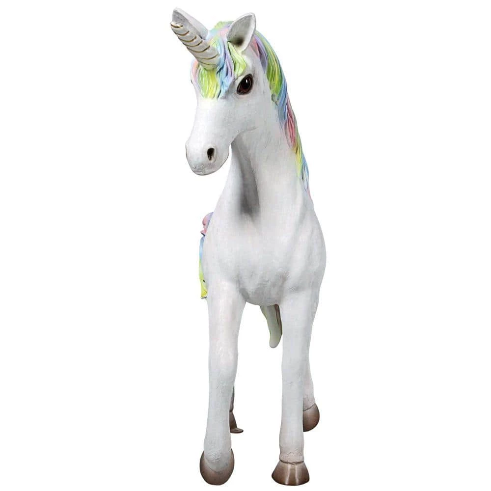 Design Toscano 36 in. H Shimmer The Mystical Magical Standing Unicorn Garden Statue 7 Design Toscano 36 in. H Shimmer The Mystical Magical Standing Unicorn Garden Statue - Image 5