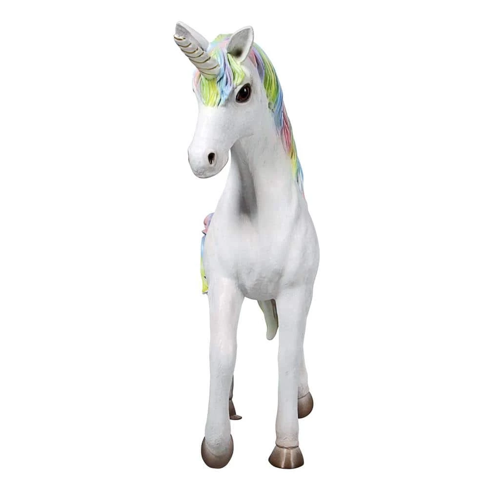 Design Toscano 36 in. H Shimmer The Mystical Magical Standing Unicorn Garden Statue 6 Design Toscano 36 in. H Shimmer The Mystical Magical Standing Unicorn Garden Statue - Image 4