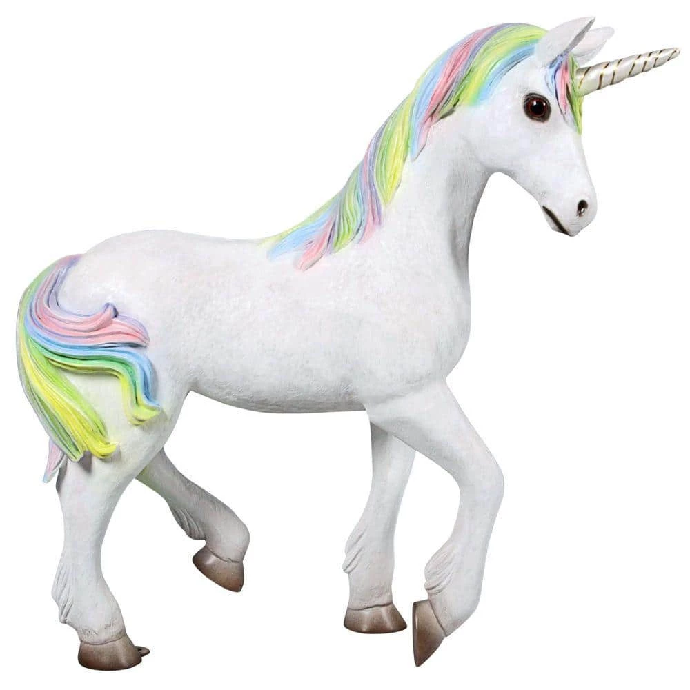 Design Toscano 36 in. H Shimmer The Mystical Magical Standing Unicorn Garden Statue 3 Design Toscano 36 in. H Shimmer The Mystical Magical Standing Unicorn Garden Statue