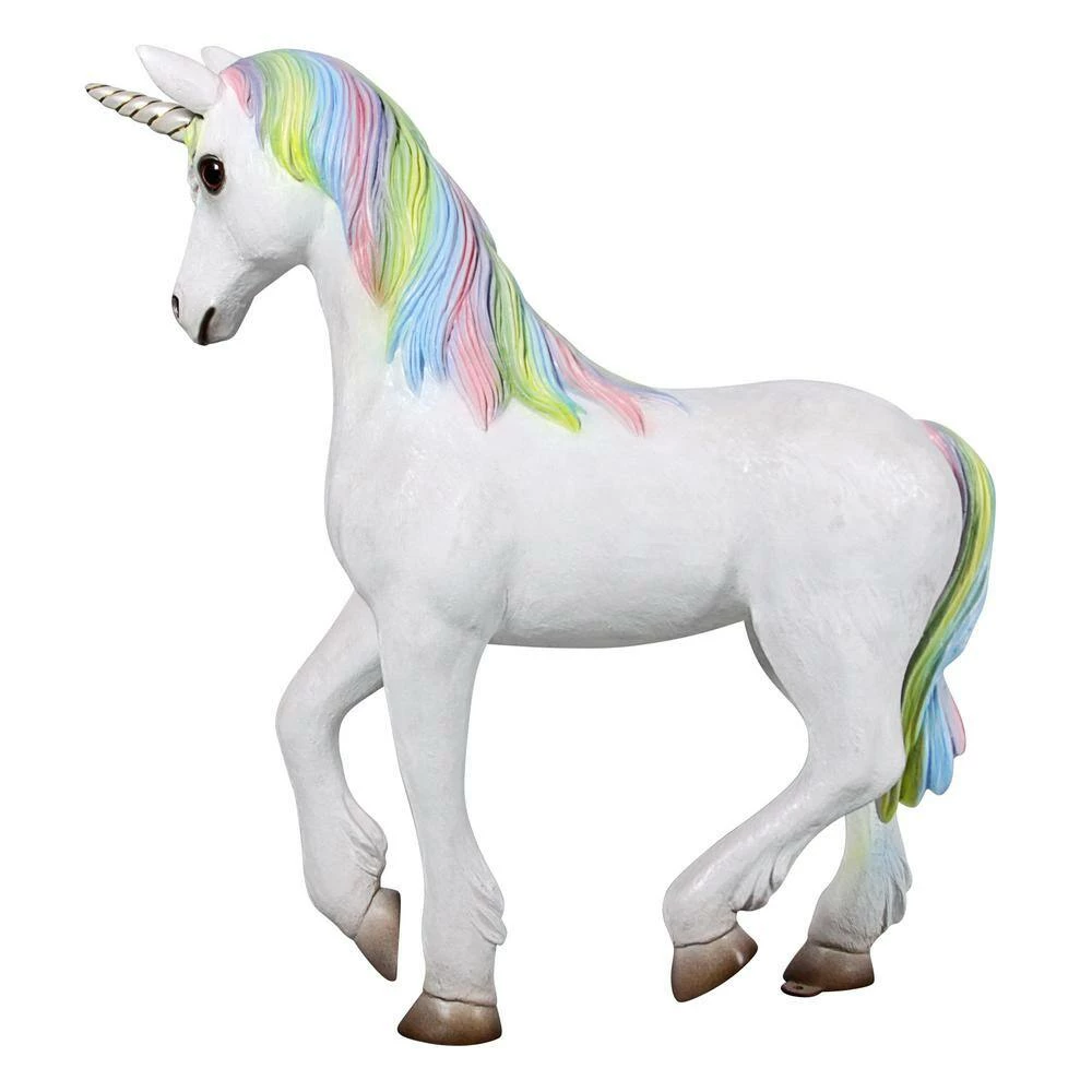 Design Toscano 36 in. H Shimmer The Mystical Magical Standing Unicorn Garden Statue 12 Design Toscano 36 in. H Shimmer The Mystical Magical Standing Unicorn Garden Statue - Image 10