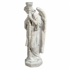 Design Toscano 38 in. H Padova Guardian Angel Left Facing Garden Statue -Design Toscano Sales Store design toscano garden statues ne30711 1f 1000 1