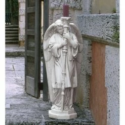 Design Toscano 38 in. H Padova Guardian Angel Left Facing Garden Statue -Design Toscano Sales Store design toscano garden statues ne30711 c3 1000 1