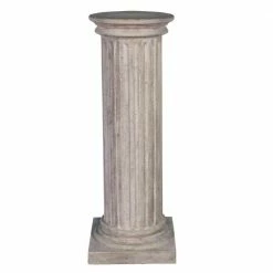 Design Toscano 47.5 in. H Classical Greek Fluted Large Plinth
