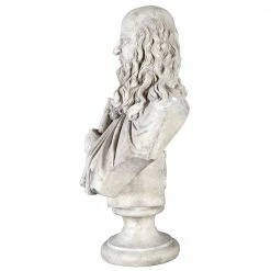Design Toscano 30.5 in. H Leonardo da Vinci Grand Scale Sculptural Bust 18 Design Toscano 30.5 in. H Leonardo da Vinci Grand Scale Sculptural Bust -Design Toscano Sales Store design toscano garden statues ne867143 44 1000