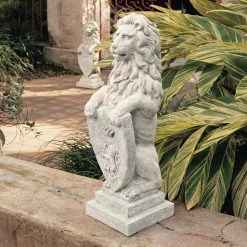 Design Toscano 31.5 in. H Beaumaris Castle Lion Sculpture -Design Toscano Sales Store design toscano garden statues ng30842 c3 1000 1