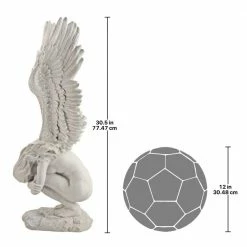 Design Toscano 30.5 in. H Remembrance and Redemption Angel Large Sculpture -Design Toscano Sales Store design toscano garden statues ng33660 44 1000
