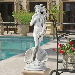 Design Toscano 23 in. H Birth of Venus 1486 Garden Statue -Design Toscano Sales Store design toscano garden statues ng34524 fa 1000