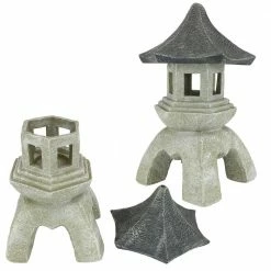 Design Toscano Asian Pagoda Large Statue Set (2-Piece) -Design Toscano Sales Store design toscano garden statues ng729870 4f 1000 1