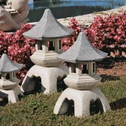 Design Toscano Asian Pagoda Large Statue Set (2-Piece) -Design Toscano Sales Store design toscano garden statues ng729870 c3 1000 1