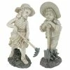 Design Toscano Young Gardeners Rebecca and Samuel Sculpture Set (2-Piece) -Design Toscano Sales Store design toscano garden statues ng929872 64 1000