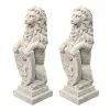 Design Toscano Beaumaris Castle Lion Sculpture Set (2-Piece)