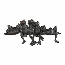 Design Toscano 6.5 in. H Lazy Daze Knot Of Frogs Sill Sitters Statue -Design Toscano Sales Store design toscano garden statues ny1435700 4f 1000