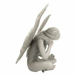 Design Toscano 10 in. H The Secret Garden Fairies Gazing Fairy Statue -Design Toscano Sales Store design toscano garden statues pd1539 1f 1000