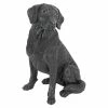Design Toscano 15.5 in. H Black Labrador Retriever Dog Garden Statue 1 Design Toscano 15.5 in. H Black Labrador Retriever Dog Garden Statue -Design Toscano Sales Store design toscano garden statues ql156176 64 1000