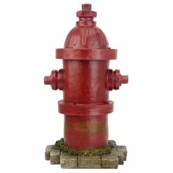 Design Toscano 14 in. H Dog's Second Best Friend Fire Hydrant Statue -Design Toscano Sales Store design toscano garden statues ql5468 1f 1000