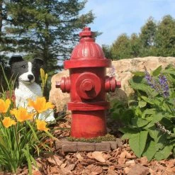 Design Toscano 14 in. H Dog's Second Best Friend Fire Hydrant Statue -Design Toscano Sales Store design toscano garden statues ql5468 fa 1000