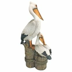 Design Toscano 24 in. H Ocean's Perch Pelican Statue -Design Toscano Sales Store design toscano garden statues ql56458 1f 1000 1