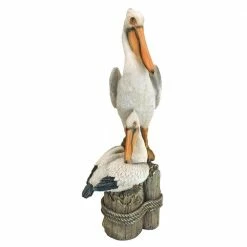 Design Toscano 24 in. H Ocean's Perch Pelican Statue -Design Toscano Sales Store design toscano garden statues ql56458 4f 1000 1