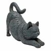 Design Toscano 9 in. H Playful Cat Stretching Statue -Design Toscano Sales Store design toscano garden statues ql57118 64 1000