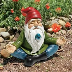 Design Toscano 8 in. H Zen Garden Gnome Statue -Design Toscano Sales Store design toscano garden statues qm13097 76 1000