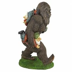 Design Toscano 16 in. H Schlepping the Garden Gnomes Bigfoot Statue -Design Toscano Sales Store design toscano garden statues qm16042 1f 1000