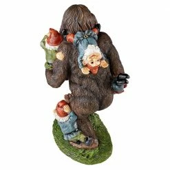 Design Toscano 16 in. H Schlepping the Garden Gnomes Bigfoot Statue -Design Toscano Sales Store design toscano garden statues qm16042 4f 1000