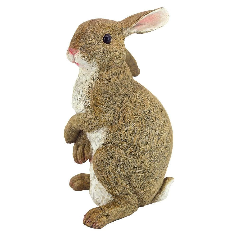 Design Toscano 11.5 in. H Hopper the Bunny Standing Garden Rabbit Statue 8 Design Toscano 11.5 in. H Hopper the Bunny Standing Garden Rabbit Statue - Image 6