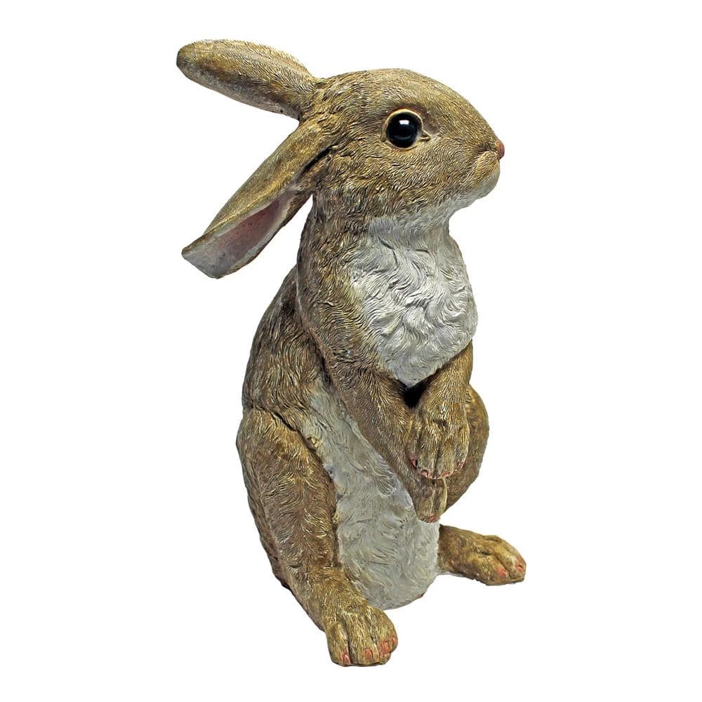 Design Toscano 11.5 in. H Hopper the Bunny Standing Garden Rabbit Statue 4 Design Toscano 11.5 in. H Hopper the Bunny Standing Garden Rabbit Statue - Image 2