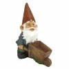 Design Toscano 12 in. H Wheelbarrow Willie Garden Gnome Statue 2 Design Toscano 12 in. H Wheelbarrow Willie Garden Gnome Statue -Design Toscano Sales Store design toscano garden statues qm2433000 64 1000