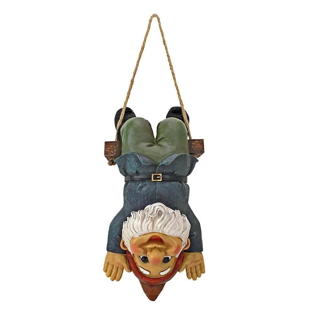 Design Toscano 11 in. H Alfie the Acrobat Swinging Gnome Statue 5 Design Toscano 11 in. H Alfie the Acrobat Swinging Gnome Statue - Image 3