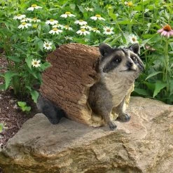 Design Toscano 7.5 in. H Bandit the Raccoon Statue -Design Toscano Sales Store design toscano garden statues qm24625001 76 1000