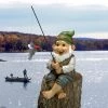 Design Toscano 9.5 in. H Ziggy the Fishing Gnome Garden Sitter Statue -Design Toscano Sales Store design toscano garden statues qm2806500 64 1000