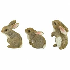 Design Toscano The Bunny Den Garden Rabbit Statue (3-Piece Set) -Design Toscano Sales Store design toscano garden statues qm92008 fa 1000 1