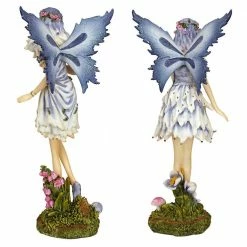 Design Toscano 10 in. H Poppy and Meadow the Windforest Fairies Statues (Set of 2) 16 Design Toscano 10 in. H Poppy and Meadow the Windforest Fairies Statues (Set of 2) -Design Toscano Sales Store design toscano garden statues qs923234 1f 1000