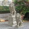 Design Toscano Mansfield Manor Lion Sentinel Statue Set (2-Piece) -Design Toscano Sales Store design toscano garden statues sh94210 64 1000