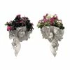 Design Toscano 15 in. H Le Printemps and Le Etoile French Greenmen Wall Sculptures (Set of 2)