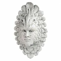 Design Toscano 18 in. x 11.5 in. Presence of Carnevale, Greenman Outdoor Wall Sculpture