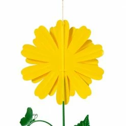 Glitzhome 51.75 in. H Metal Dimensional Flowers Garden Stake or Wall Decor (3-Pack) -Design Toscano Sales Store glitzhome decorative garden stakes 2023000016 44 1000
