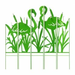 Glitzhome 40.25 in. H Metal Flamingo Silhouette Garden Stake (5-Pack) -Design Toscano Sales Store glitzhome decorative garden stakes 2023000017 4f 1000