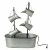 Glitzhome 33.25 in. H Farmhouse Galvanized Metal Pitchers Fountain -Design Toscano Sales Store glitzhome freestanding fountains gh1415202297 64 1000