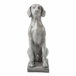 Glitzhome 28.25 in. H MGO Sitting Labrador Retriever Dog Garden Statue -Design Toscano Sales Store glitzhome garden statues 2025400006 1f 1000