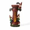 Glitzhome 16.5 in. H Solar Polyresin Water Pump Gnome Garden Statue -Design Toscano Sales Store glitzhome garden statues 2025400020 64 1000