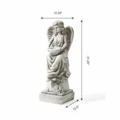 Glitzhome 31.25 in. H MGO Angel Garden Statue -Design Toscano Sales Store glitzhome garden statues 2025400025 c3 1000