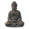 Glitzhome 22.75 in. H MGO Meditating Buddha Garden Statue -Design Toscano Sales Store glitzhome garden statues gh2025400008 64 1000