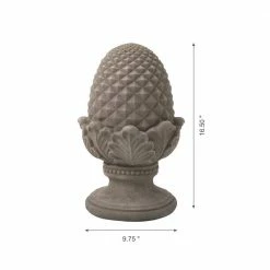 Glitzhome 16.5 in. H MGO Artichoke Garden Statue -Design Toscano Sales Store glitzhome garden statues gh2025400014 4f 1000