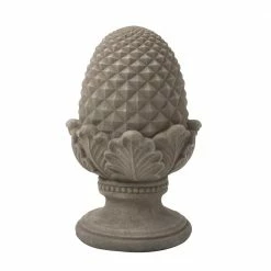 Glitzhome 16.5 in. H MGO Artichoke Garden Statue